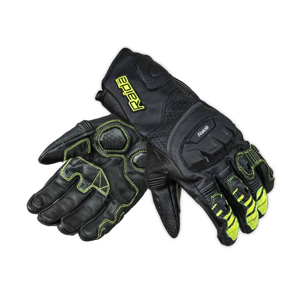 RAIDA-AEROPIX-RIDING GLOVES-FLOURO 
