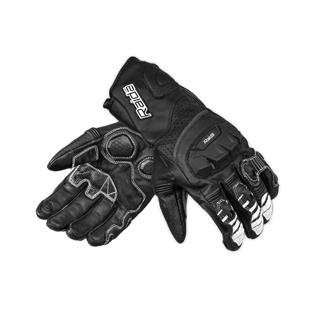 RAIDA-AEROPIX-RIDING GLOVES-WHITE