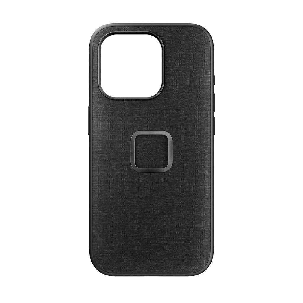 PD-EVERYDAY FABRIC CASE IPHONE 15 PRO-MOBILE MOUNT-CHARCOAL