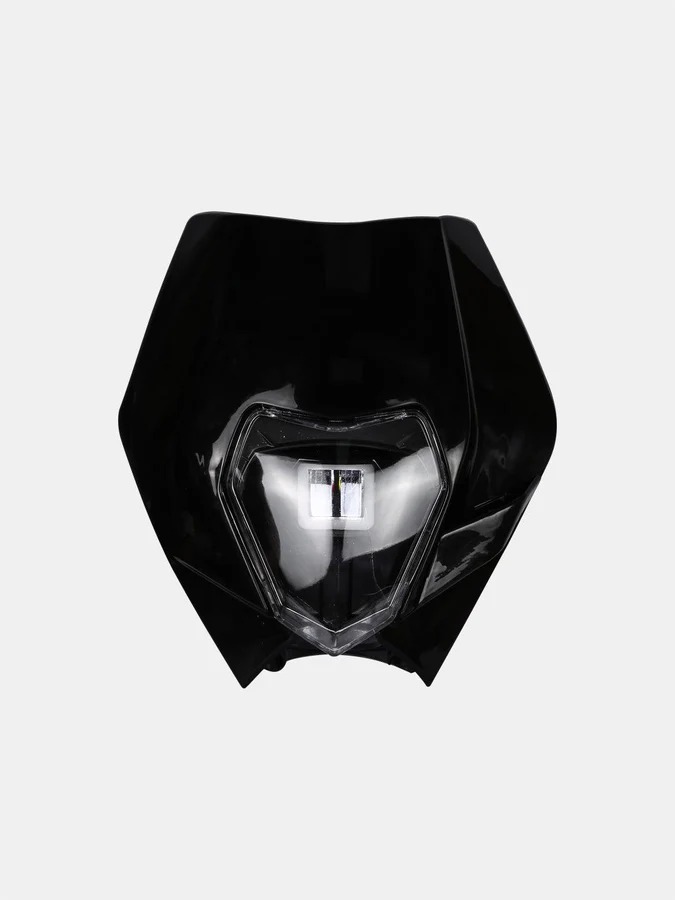 AS-KTM RALLY LED W/DRL-HEADLIGHT-BLK