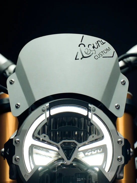 LCB-SPEED 400 ZEPHYR VISOR-MOTOR CYC ACC-ALUMINIUM