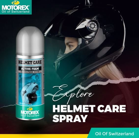 MOTOREX- HELMET CARE SPRAY 200ML-MOTOR CYC ACC