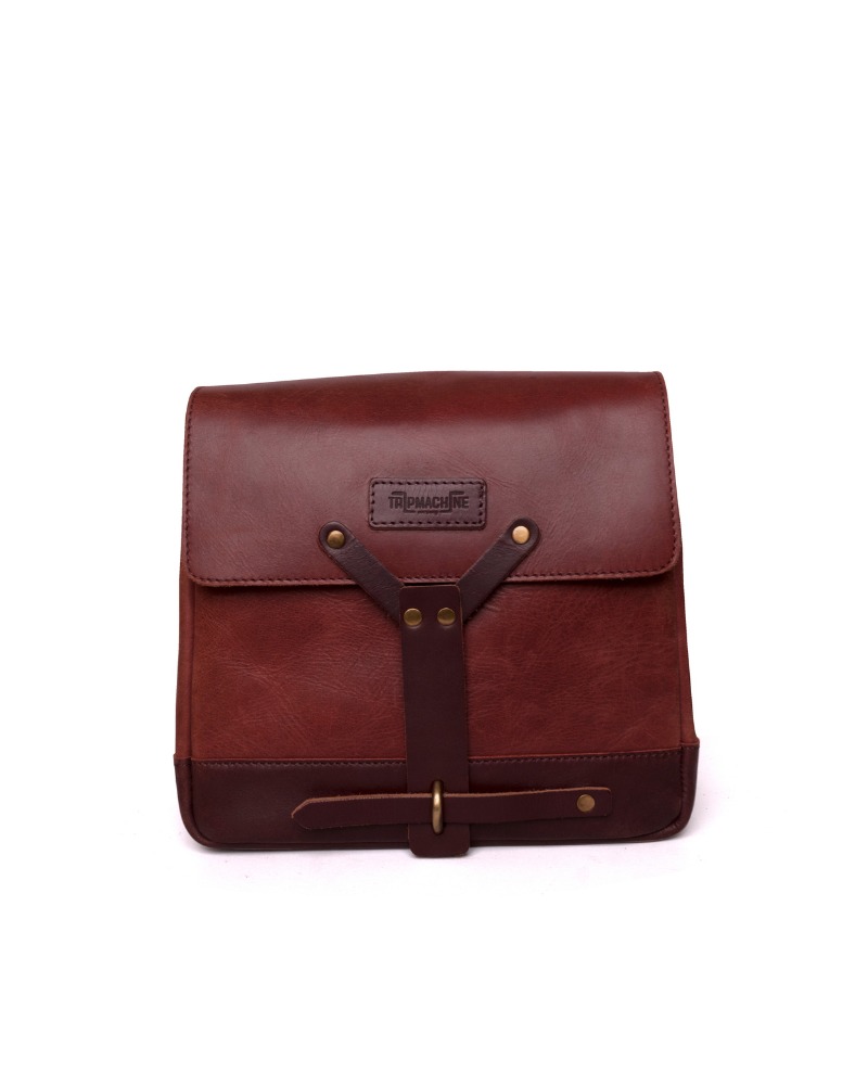TRIP MACHINE-MESSENGER-BAG-CHERRY RED