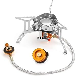 FLY TOP-WC W-5102 PORTABLE STOVE & PLASTIC CASE-CAMPING ACC