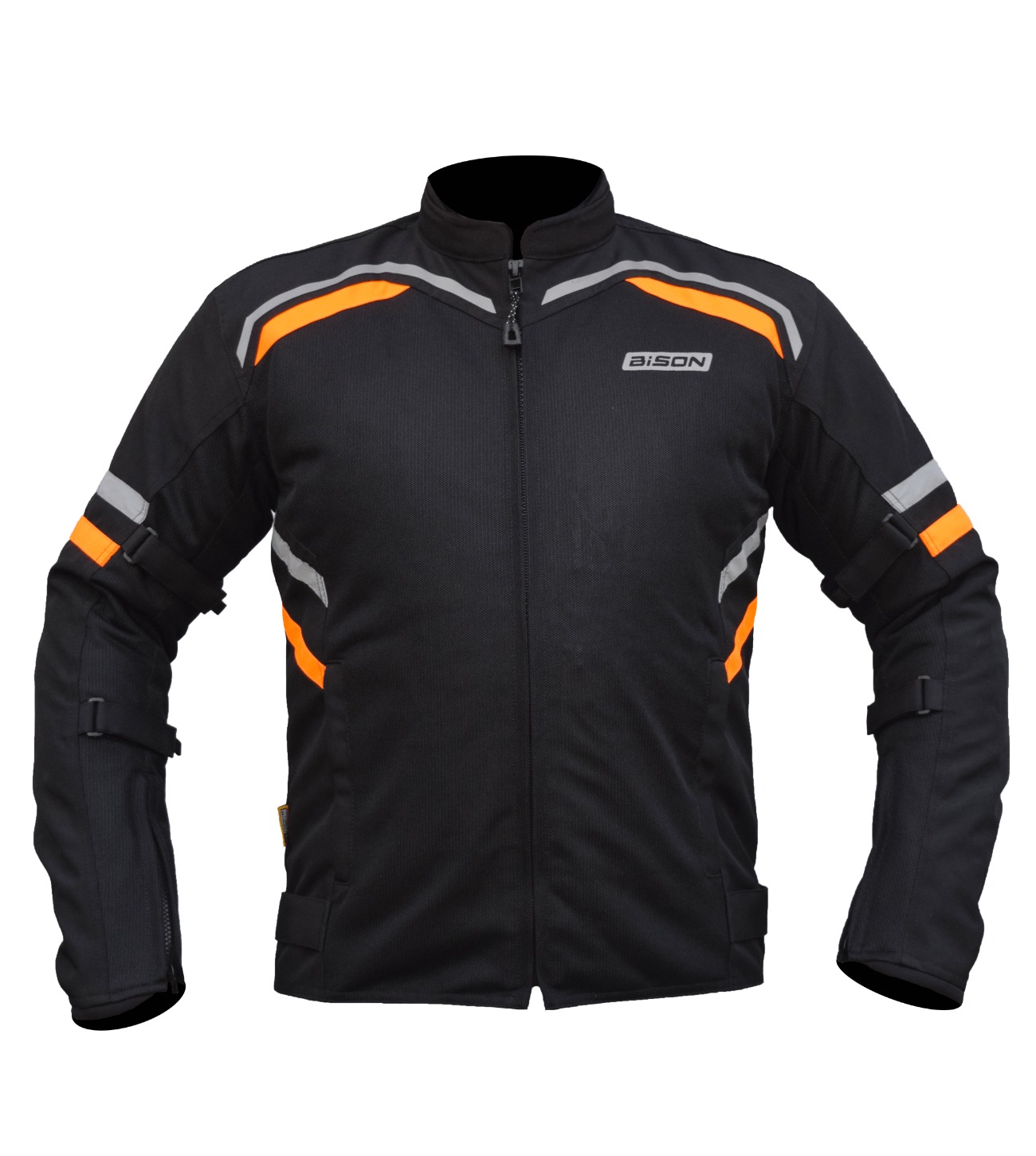 RRG BISON-RAPTOR V2-RIDING JACKET-BLK/ORG