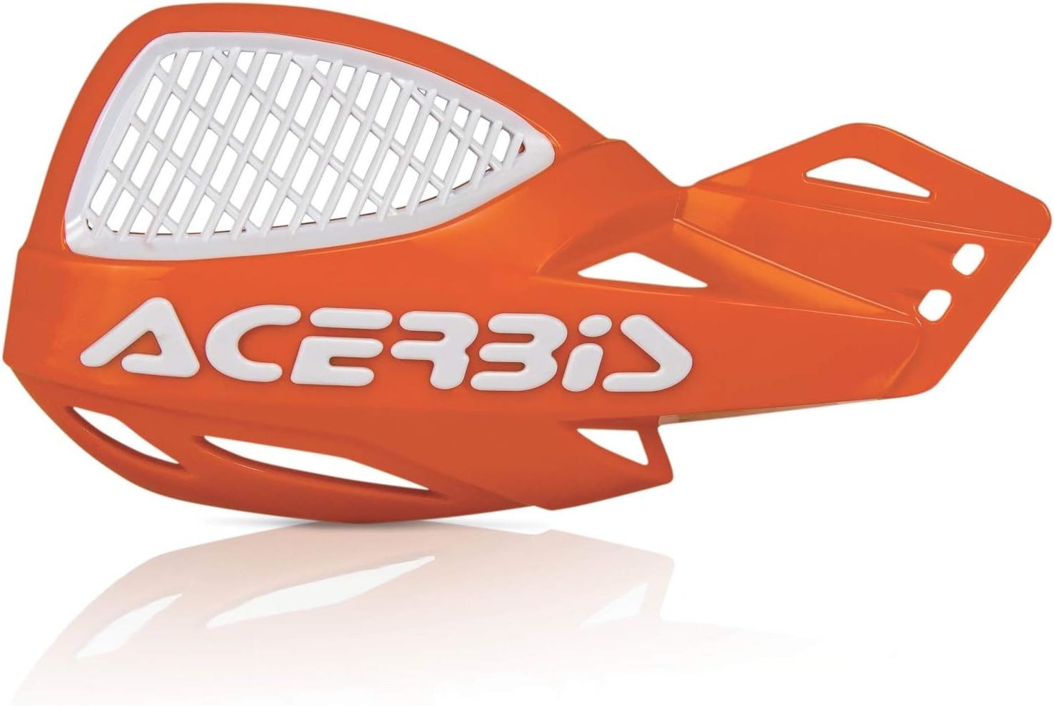 ACERBIS-MX UNICO VENTED-HANDGUARD-ORANGE/WHITE