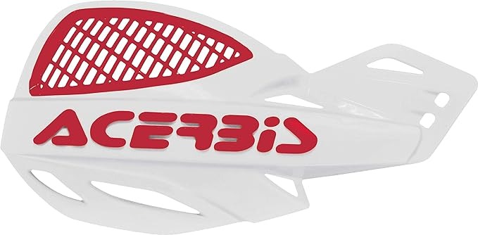 ACERBIS-MX UNICO VENTED-HANDGUARD-RED/WHITE