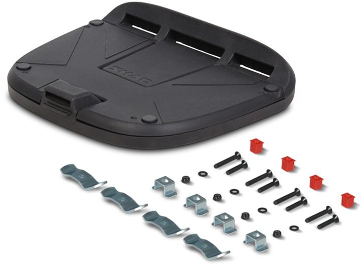 SHAD-BIG MOUNTING PLATES + SCREWS BLACK-TOP CASE ACC