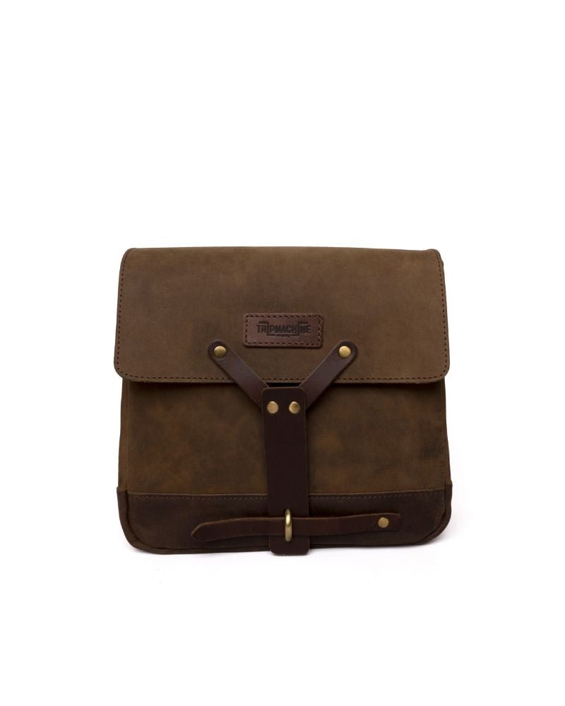 TRIP MACHINE-MESSENGER-BAG-TOBACCO BROWN
