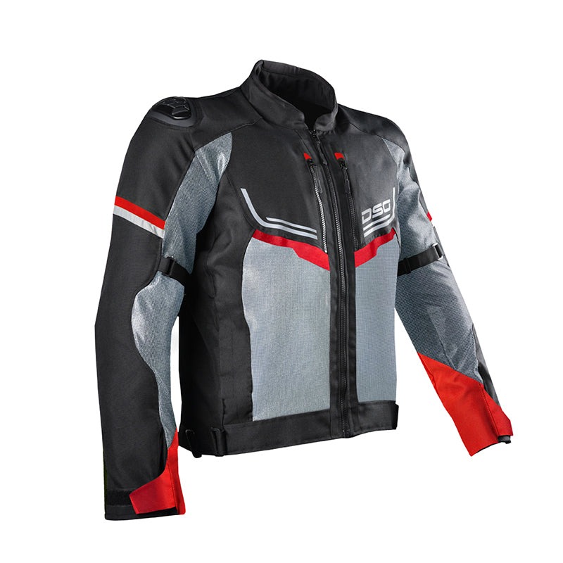 DSG-AIRE MESH-RIDING JACKET-BLK/GRY/RED