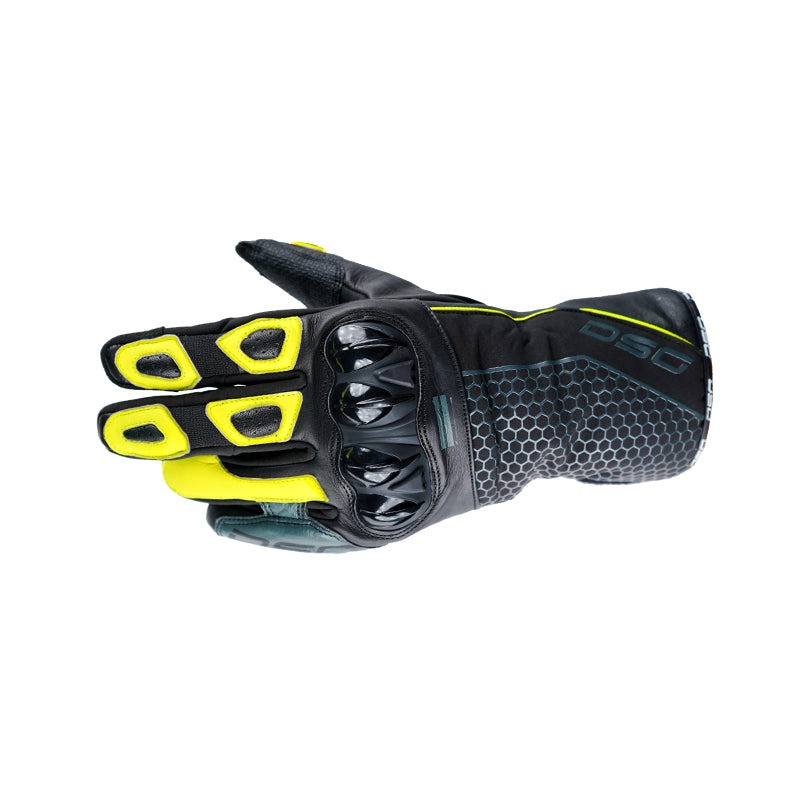 DSG-HYDRO V2-RIDING GLOVE-BLK/YLW/FLUORO