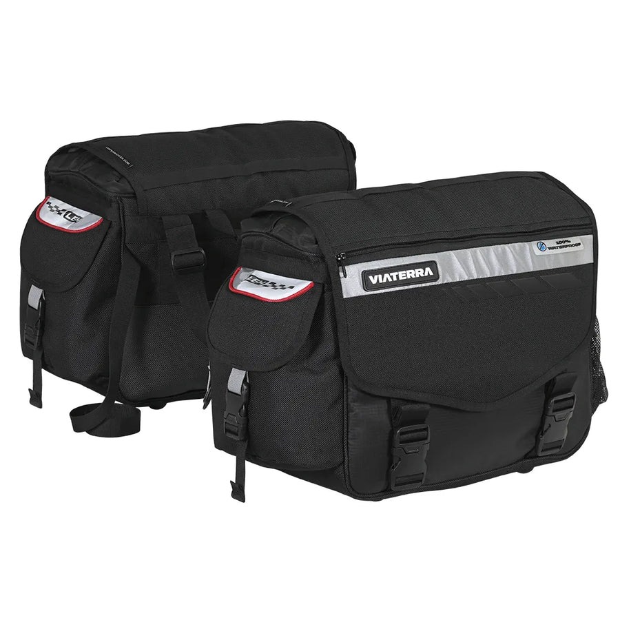 VIATERRA-100% WP LEH V3-SADDLE BAG-BLACK