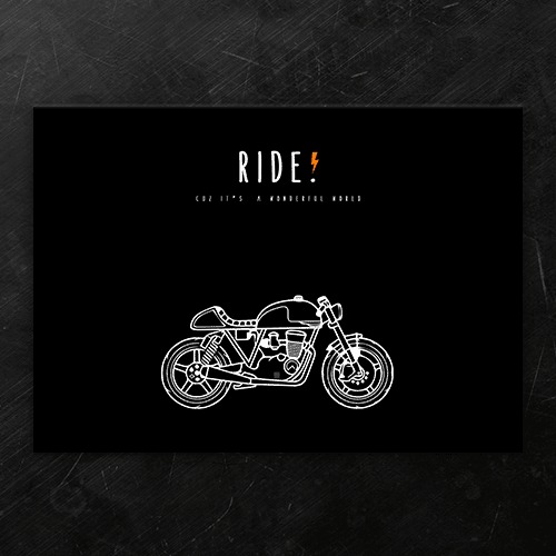 INLINE4-RIDE-MOTO POSTERS