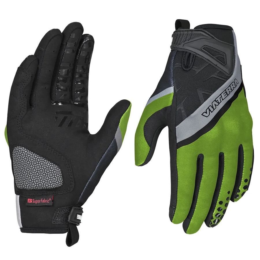 VIATERRA-ROOST-RIDING GLOVE-NEON GREEN