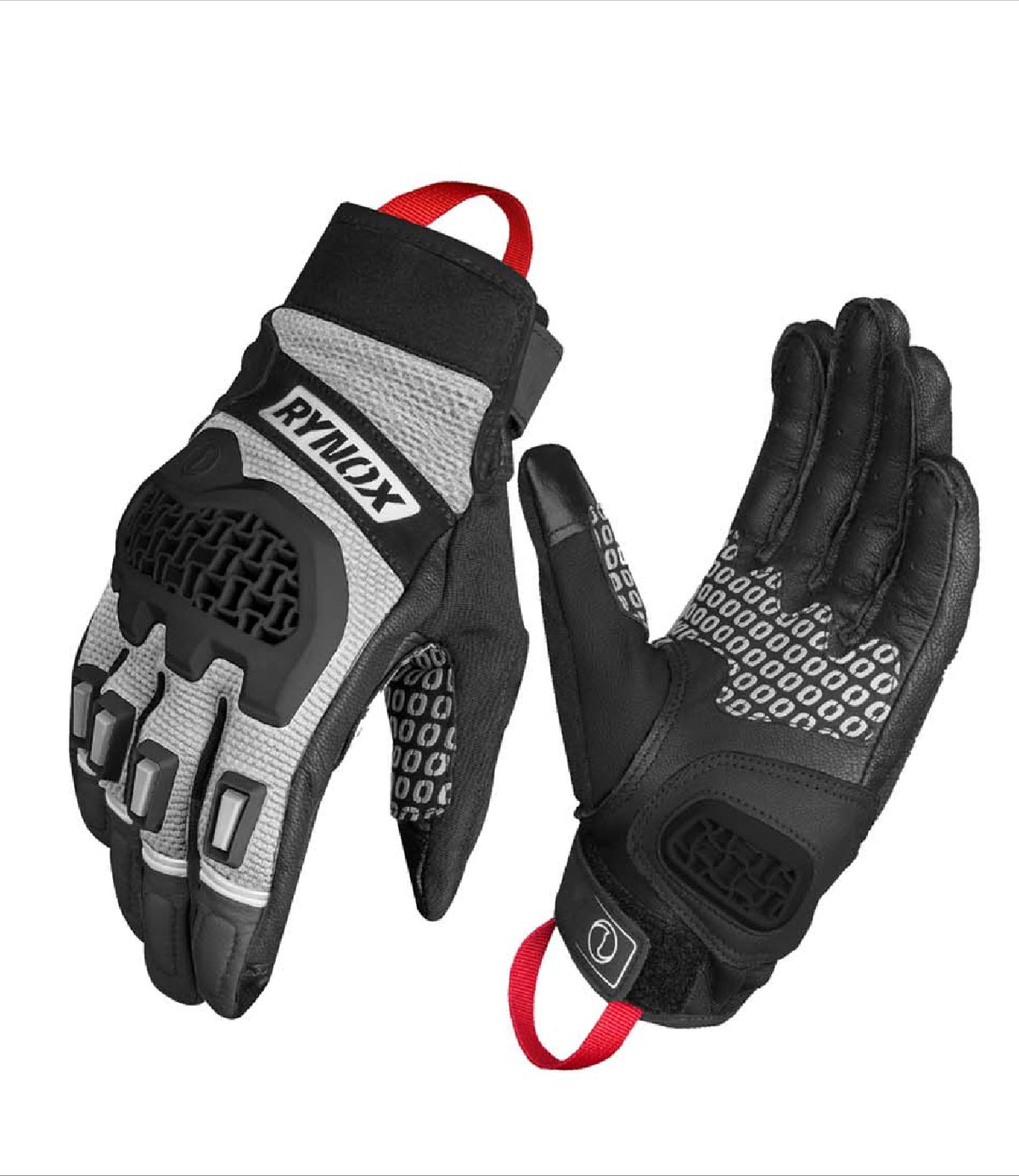 RYNOX-GRAVEL-RIDING GLOVE-BLK/GREY