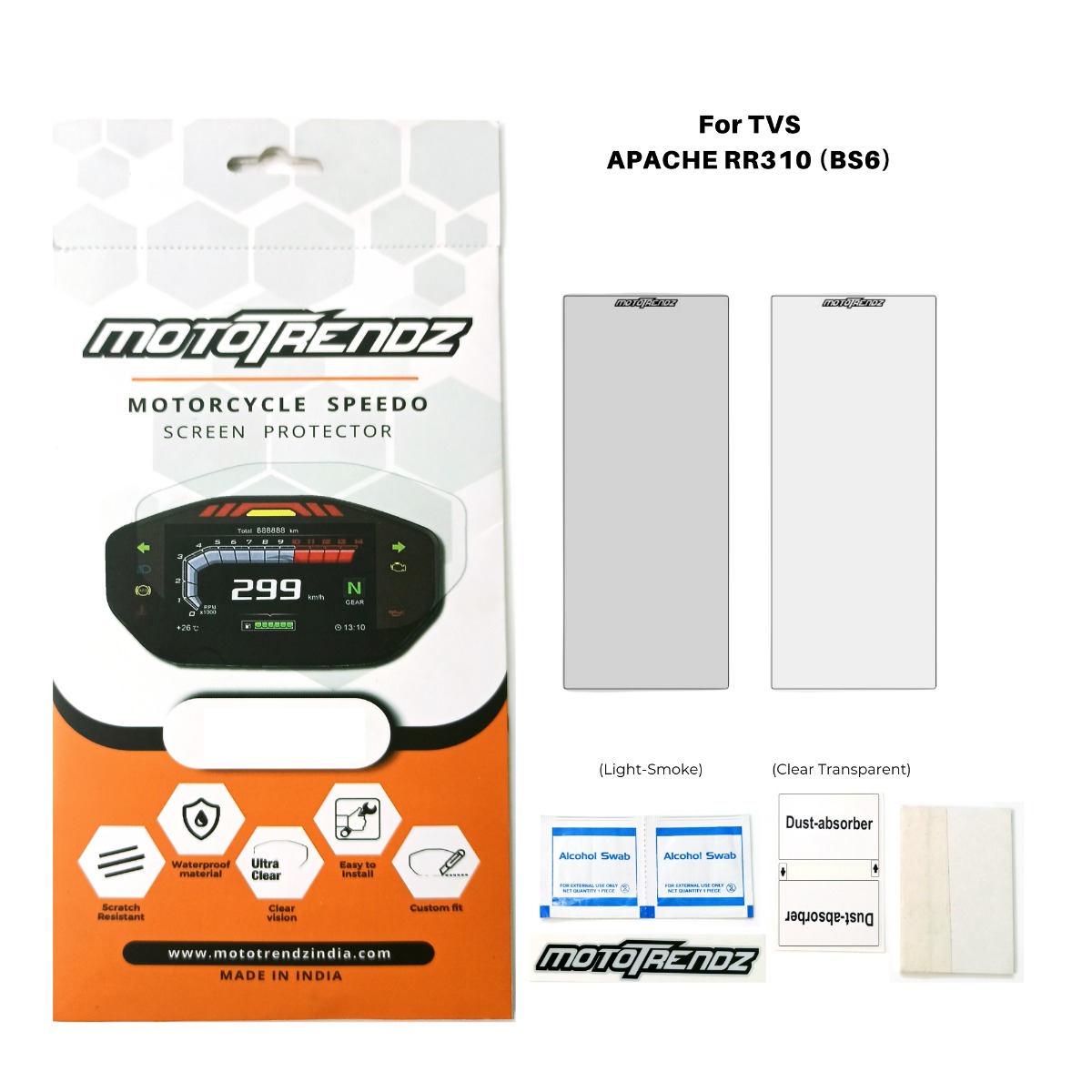 MTZ-SPEED PROTECTOR-TVS APACHE RR310(BS6)- MOTOR CYC ACC