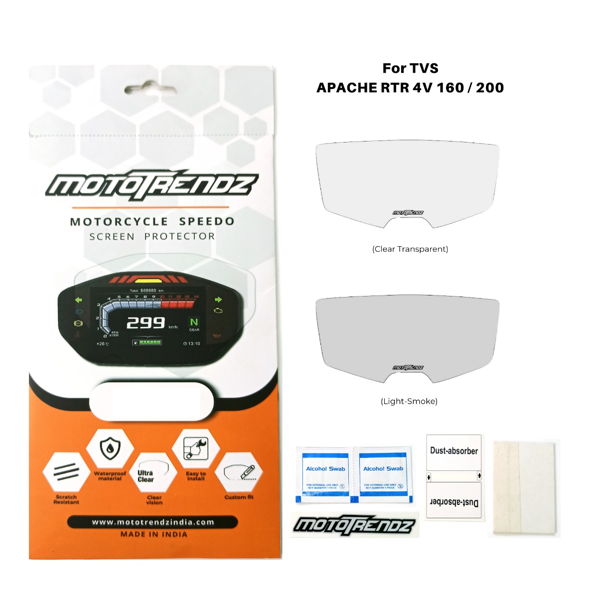 MTZ-APACHE RTR 4V-SCREEN PROTECTOR