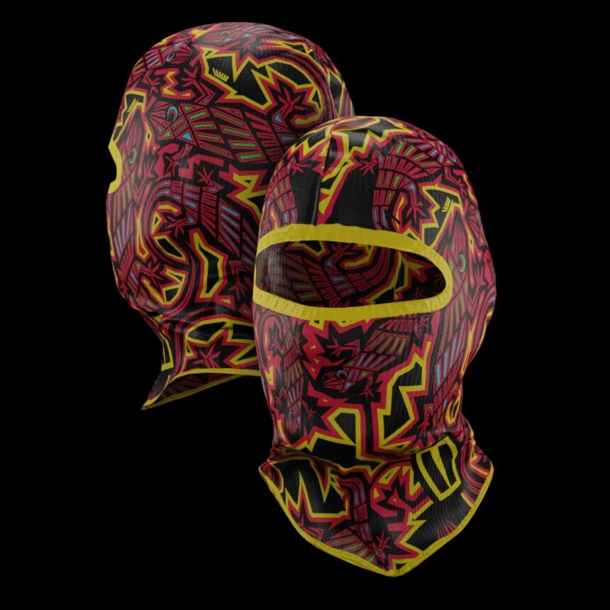 TIIVRA-CHAMELEON-HEAD GEAR-RED