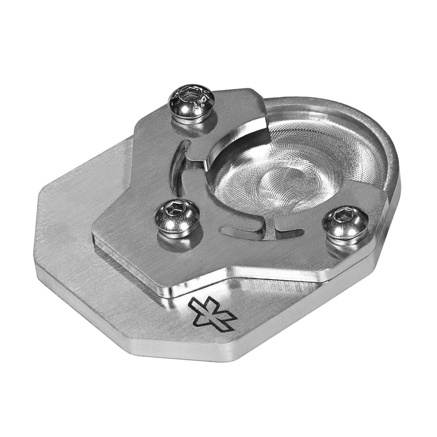 VIATERRA-SIDE STAND SHOE(KTM DUKE/HASQ)-MOTOR CYC ACC-SILVER