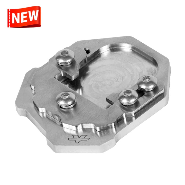VIATERRA-SIDE STAND SHOE(RE HUNTER)-MOTOR CYC ACC-SILVER