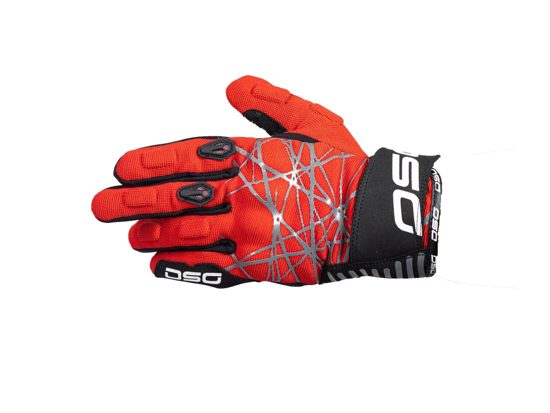 DSG-PHOENIX-AIR GLOVE-BLK/GREY/RED/FLOURO