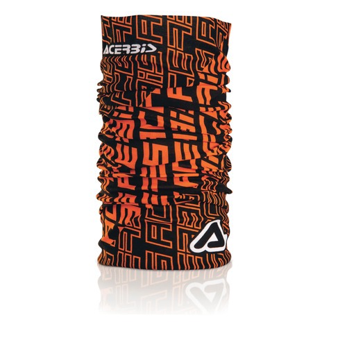 MOTOZIEL-ACERBIS RATTLEHEAD -HEAD GEAR-BLACK/ORANGE