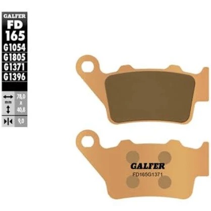 GALFER-FD 165 G1371-CERAMIC BRAKE PAD