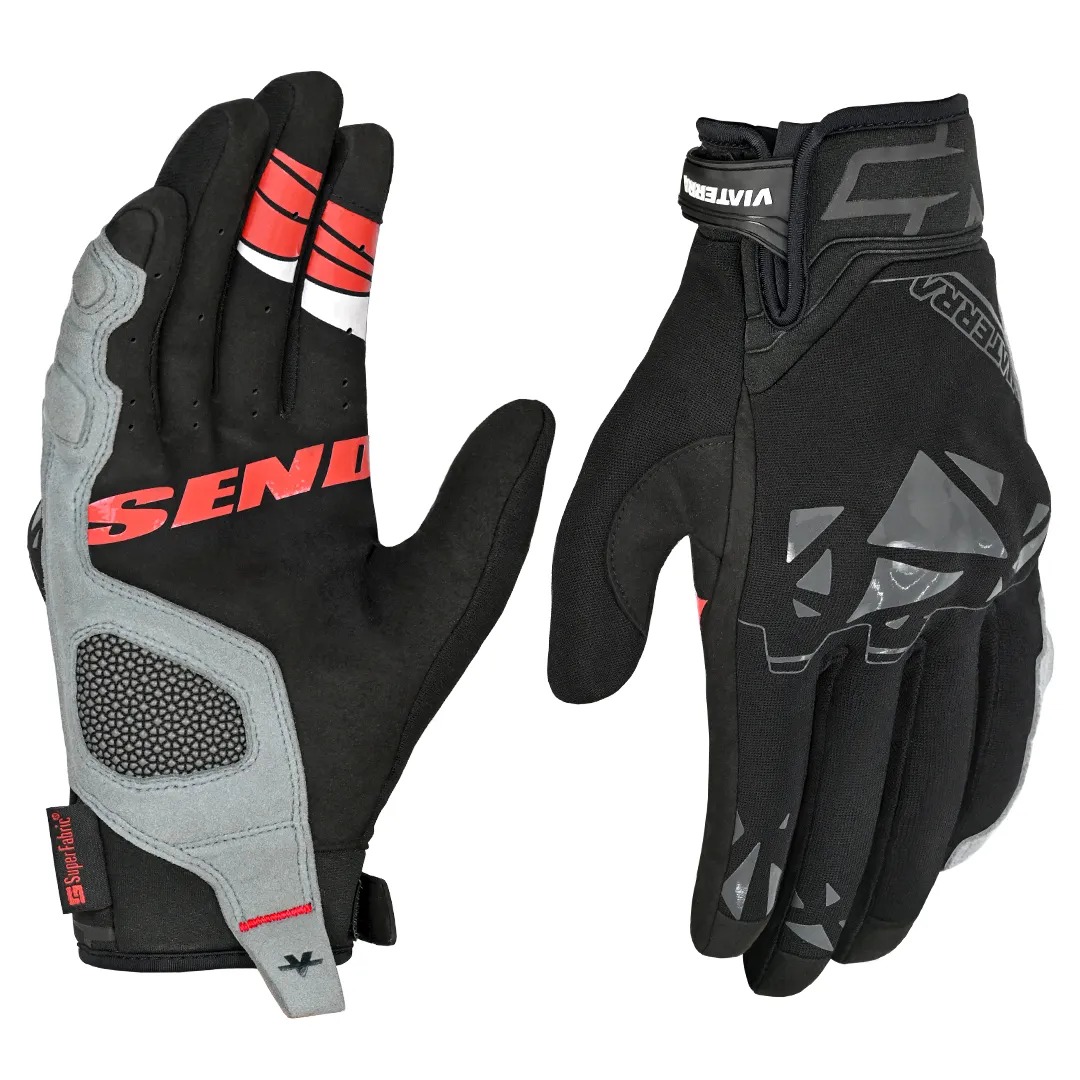 VIATERRA-ROOST V2-OFF ROAD GLOVES-BLK