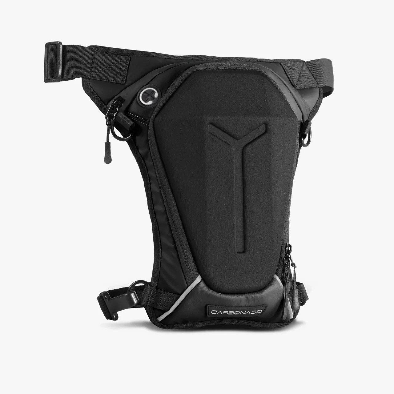 CARBONADO-TURTLE-THIGH BAG-BLK