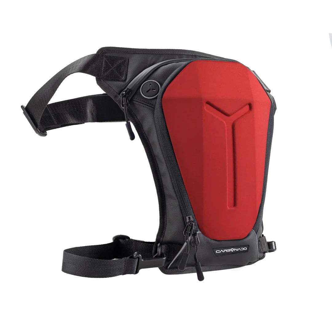 CARBONADO-TURTLE-THIGH BAG-RED