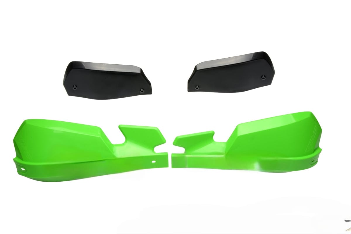 AS-BB HANDGUARD-MOTOR CYC ACC-GREEN/BLK