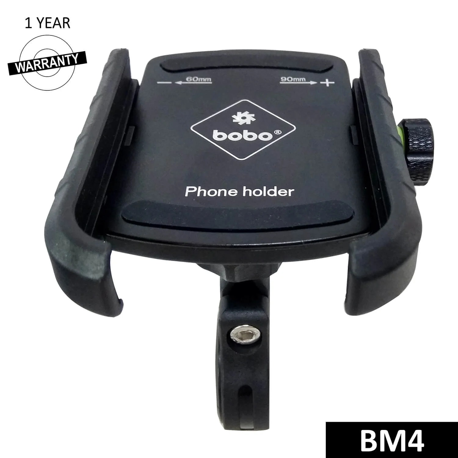 BOBO-BM4 JAW GRIP MOBILE HOLDER-MOBILE MOUNT-BLK