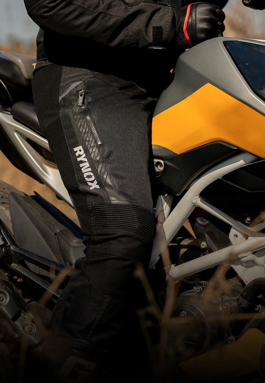 RYNOX-TORNADO PRO-RIDING PANT-BLK  