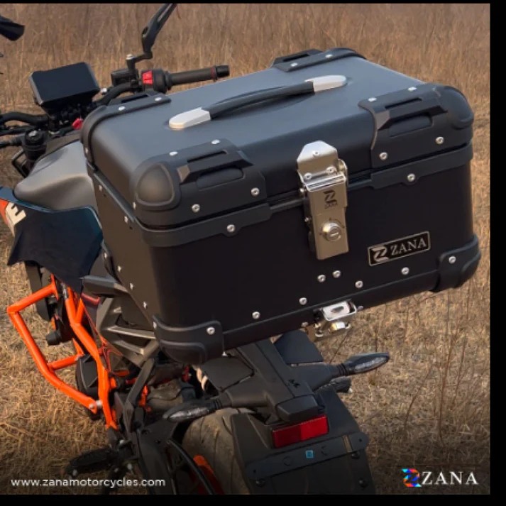 ZANA-ALUMINIUM TOP BOX-TOP CASE-BLACK-35L
