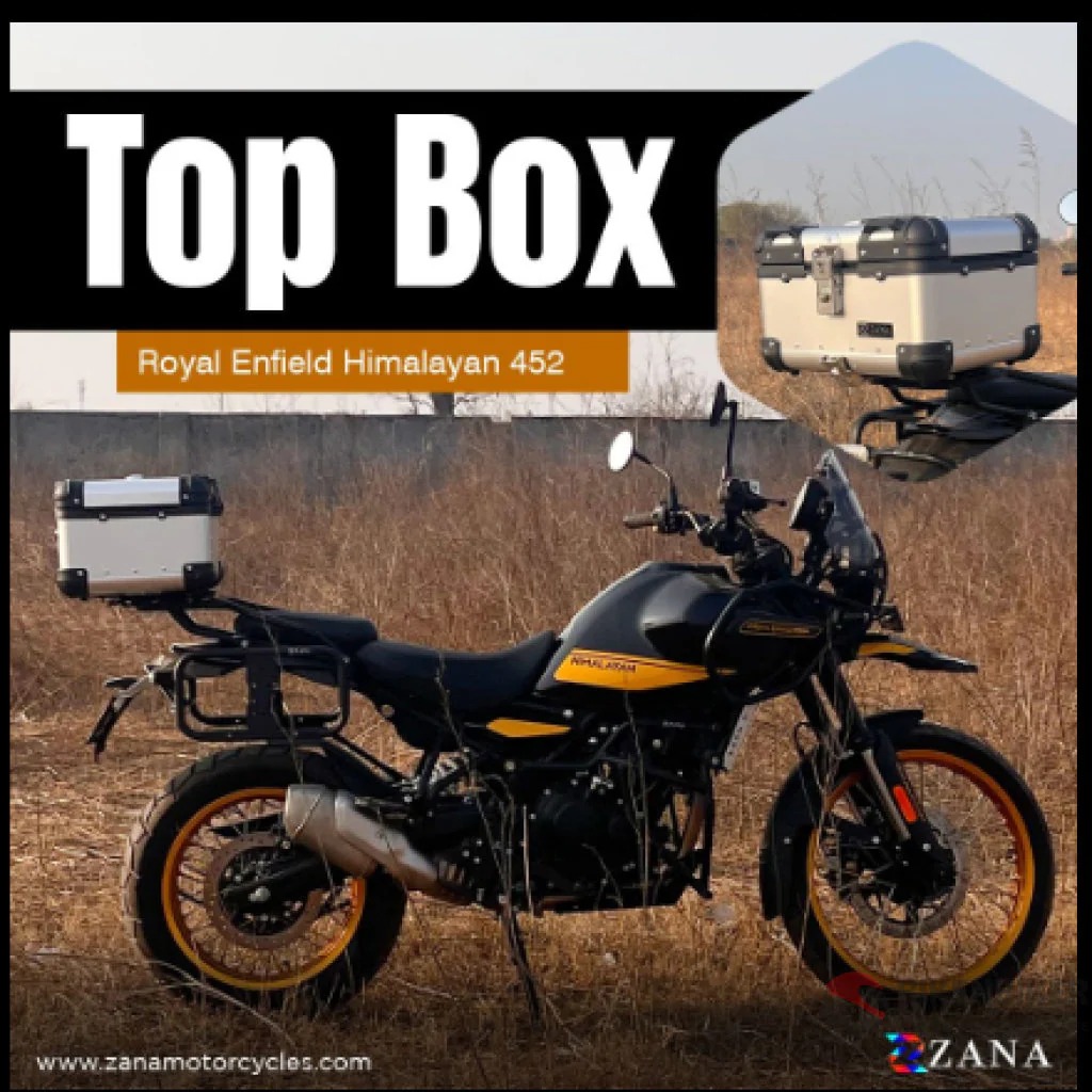 ZANA-ALUMINIUM TOP BOX-TOP CASE-SILVER-35L
