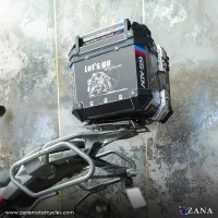 ZANA-STICKER TOP BOX(BLK)-TOP CASE-BLACK-45L