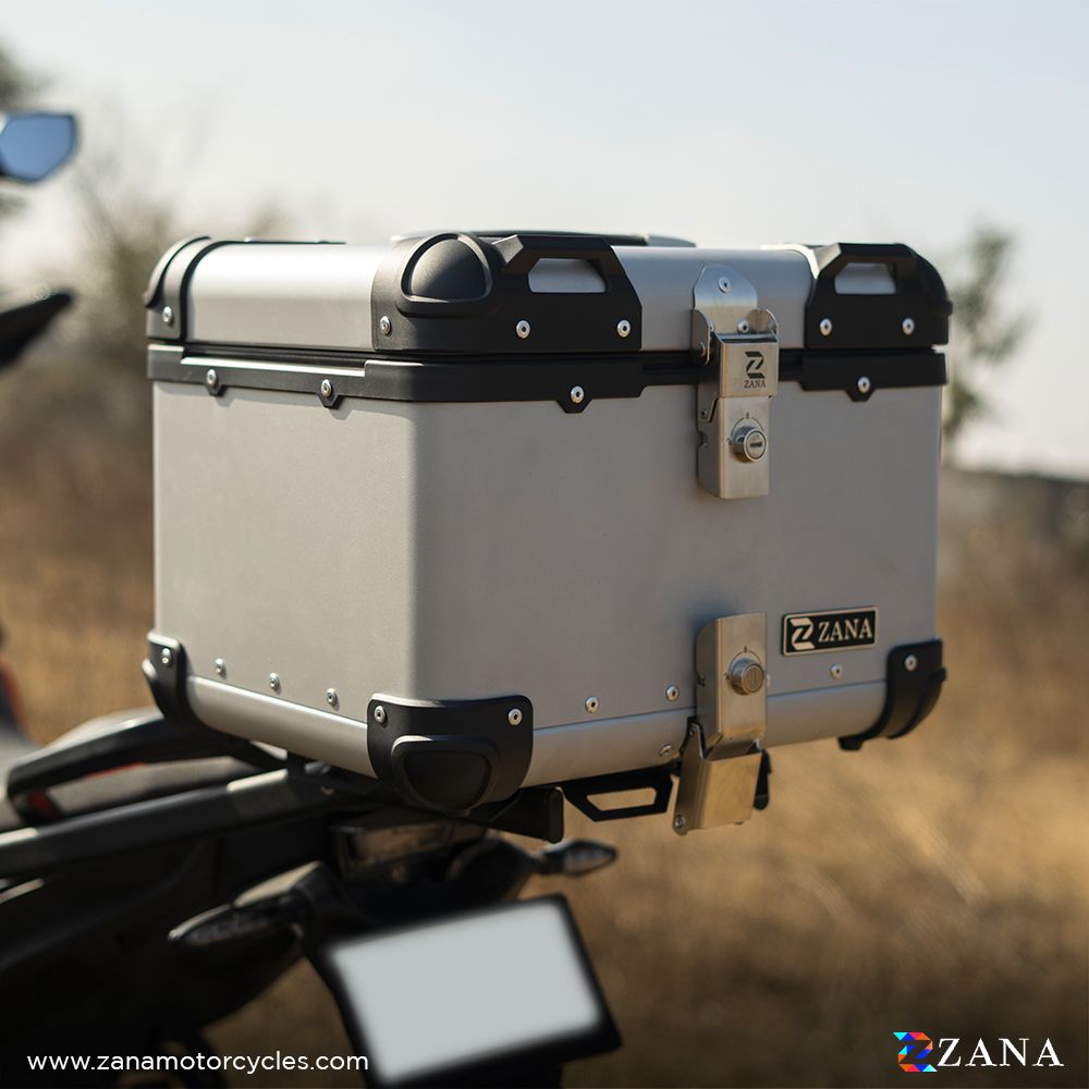 ZANA-STICKER TOP BOX(WHT)-TOP CASE-BLACK-45L
