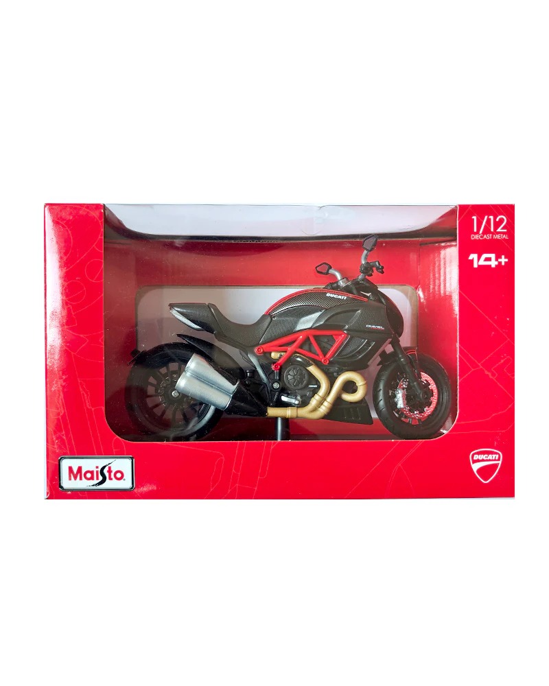 MAISTO-DIAVEL CARBON-MOTORCYCLE TOYS-1:12