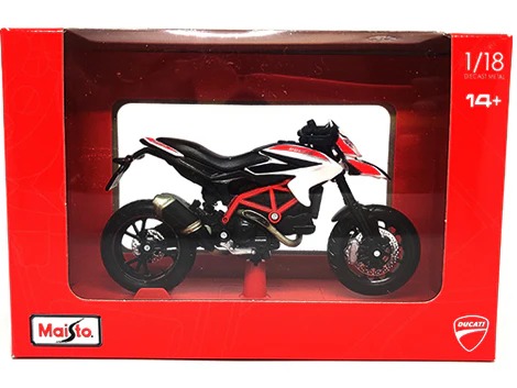 MAISTO-HYPERMOTARD SP-MOTORCYCLE TOYS-1:12 