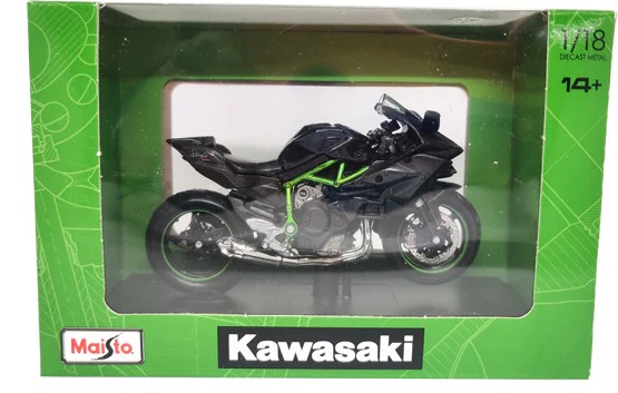 MAISTO-NINJA H2 R-MOTORCYCLE TOYS-1:18