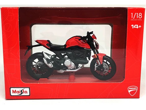 MAISTO-MONSTER + 2021-MOTORCYCLE TOYS-1:18