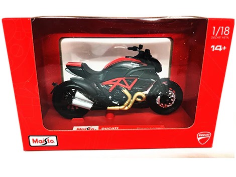 MAISTO-DIAVEL CARBON-MOTORCYCLE TOYS-1:18