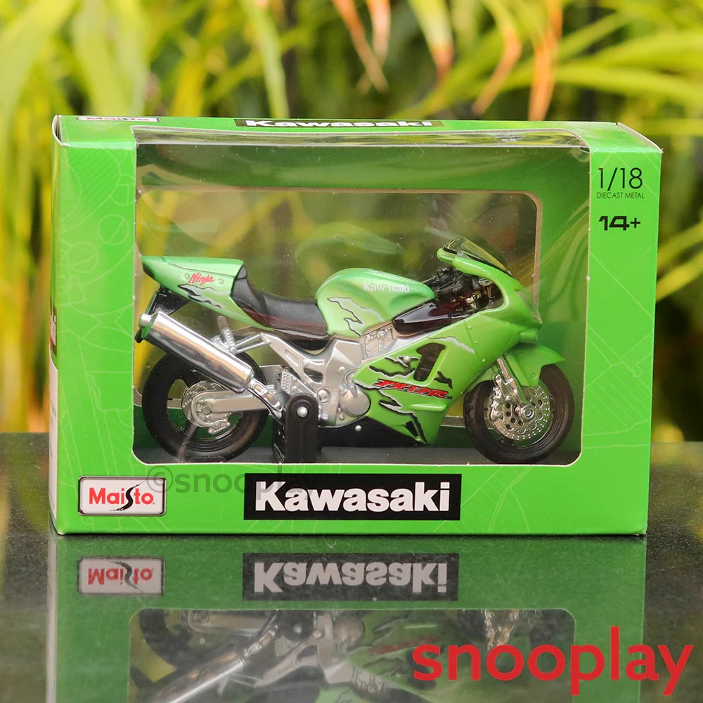 MAISTO-NINJA ZX 12R-MOTORCYCLE TOYS-1:18