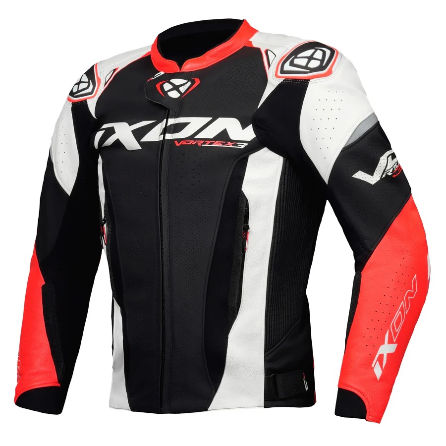 IXON-VORTEX 3-RIDING JACKET-BLK/WHT/RED