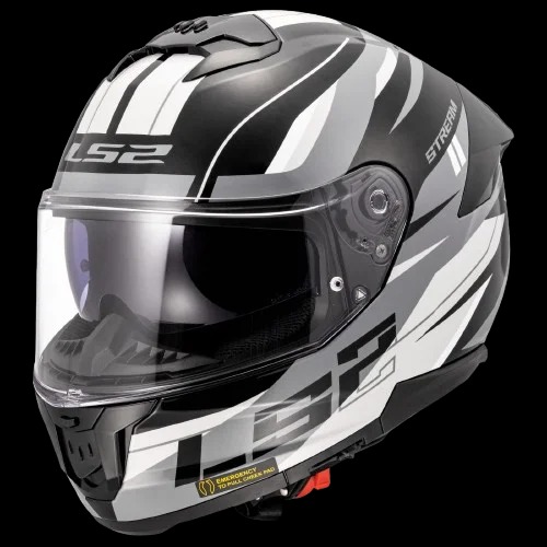 LS2-FF320 STREAM II-HELMET-MATT BLK/WHT