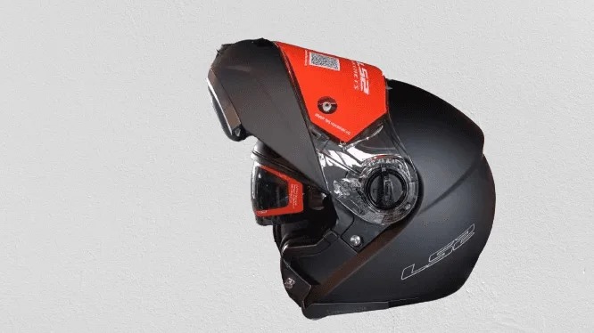LS2-FF386 EASY (MODULAR)-HELMET-MATTE BLK