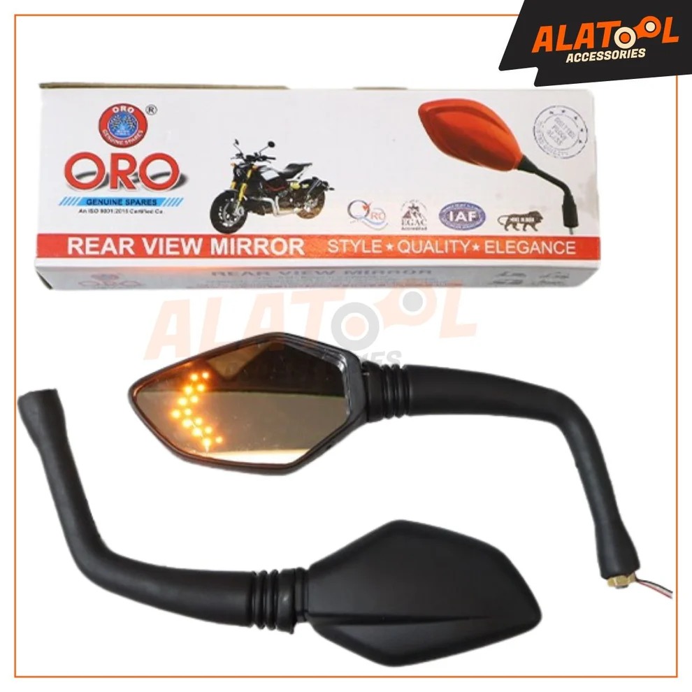 AS-KTM MIRROR WITH INDICATOR-MOTOR CYC ACC