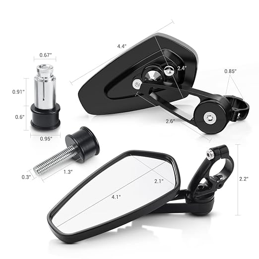 AS-BAR END MIRROR-MOTOR CYC ACC