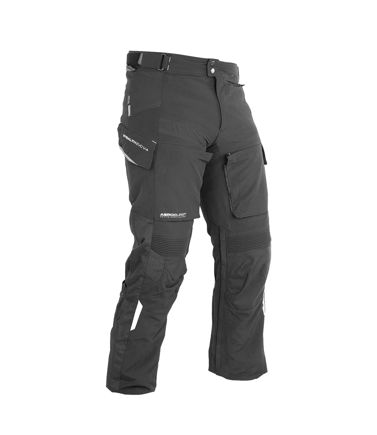 RYNOX-STEALTH EVO 4-RIDING PANT-CHARCOAL BLK