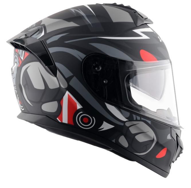 VEGA-ZAP D/V DUDE-HELMET-BLK/RED